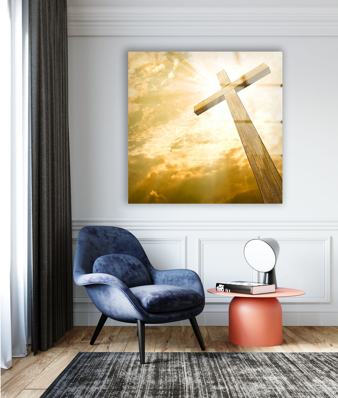 Yellow Christian Jesus Cross Wall Art Decor Stores Near You