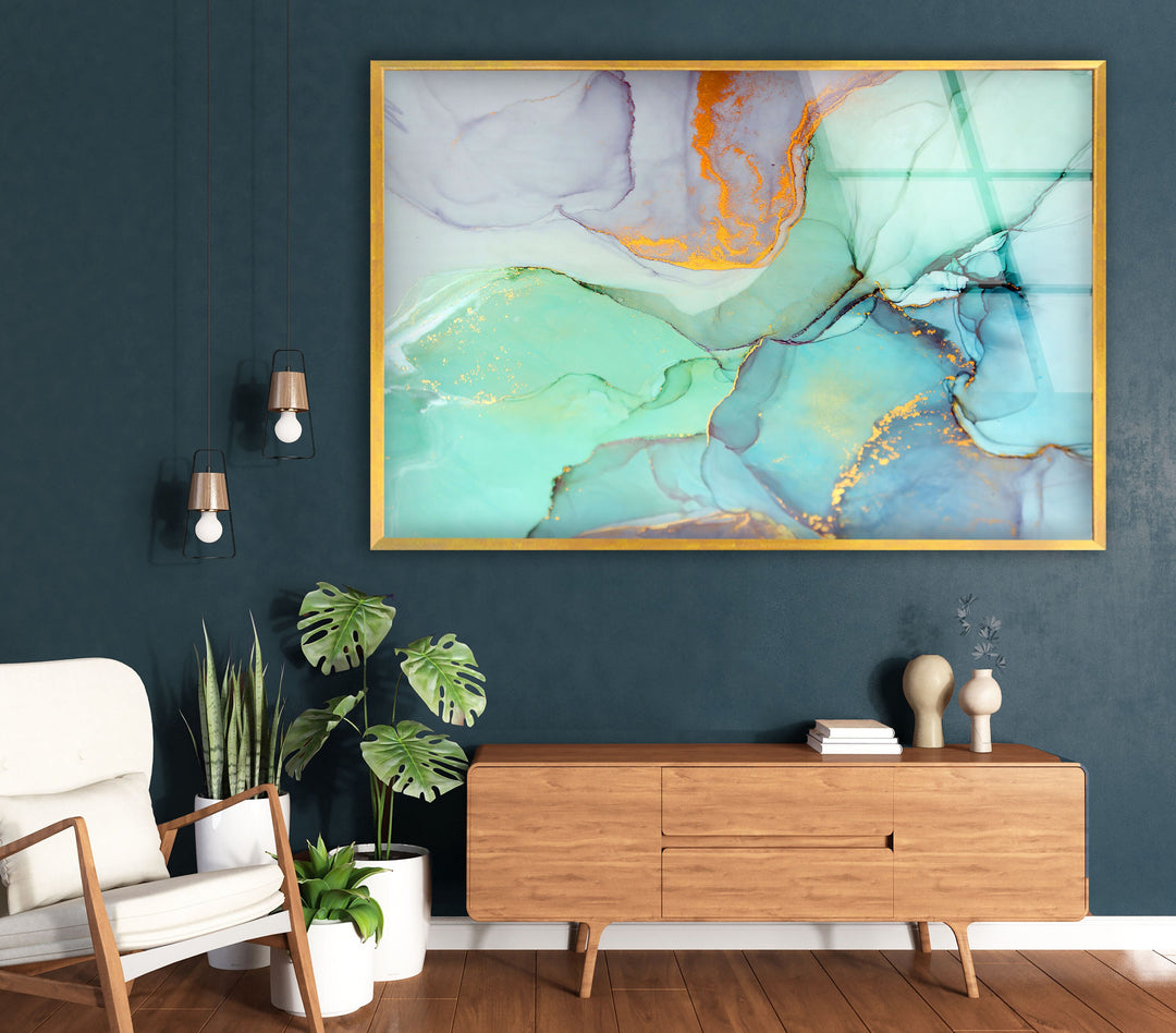 Abstract Tempered Glass Wall Art - MyPhotoStation