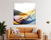 Abstract Tempered Glass Wall Art - A Wide Range of Options to Please Everyone We have abstract stained glass, stained glass panels, glass picture prints for the walls, and glass wall decor for the living room in our collection. There are pieces here that fit every style, from stained glass furniture to art made of colored glass. People who want to make a big impression can even find indoor sun catchers and large format picture prints.