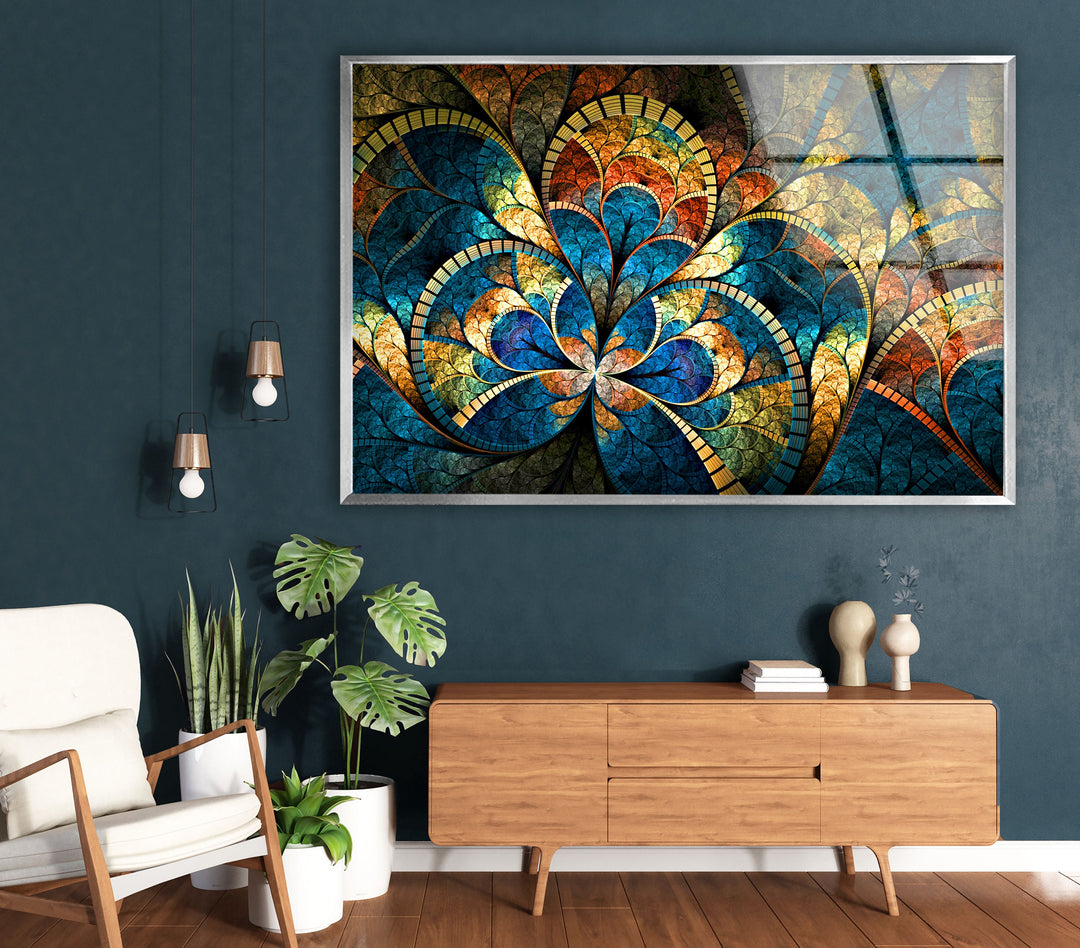 Flower Tempered Glass Wall Art - MyPhotoStation