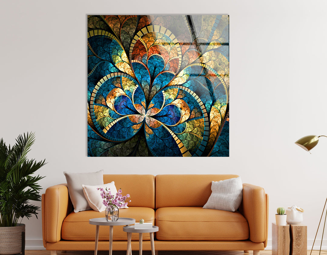 Flower Tempered Glass Wall Art - MyPhotoStation