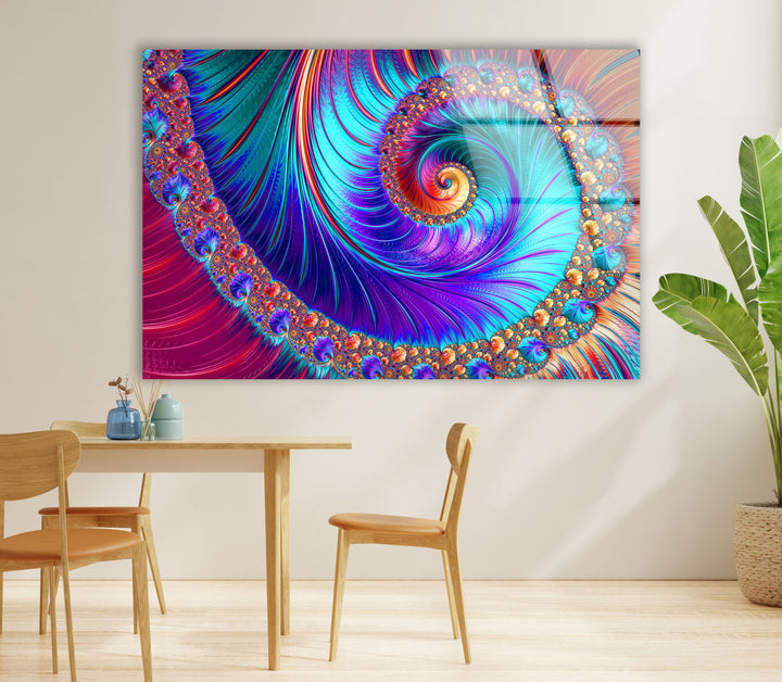 Abstract Tempered Glass Wall Art - MyPhotoStation