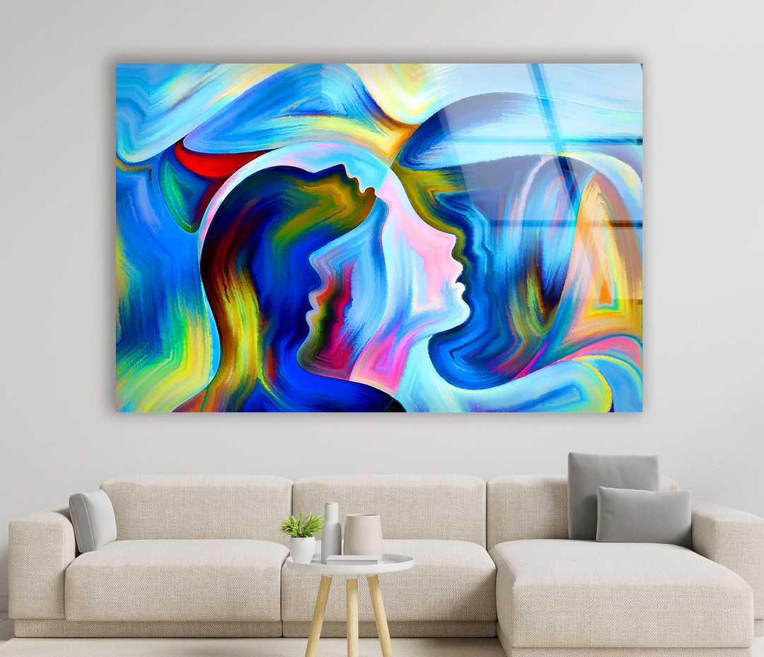 Abstract Woman Glass Art Painting Collections