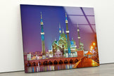 Crystal Mosque Glass Wall Artwork Designs