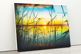 Nature Lake Landscape Tempered Glass Wall Art High-Quality Glass Photo Prints Decor