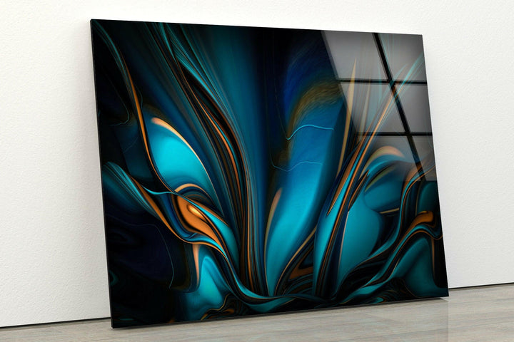 Modern Abstract Paintings on Glass