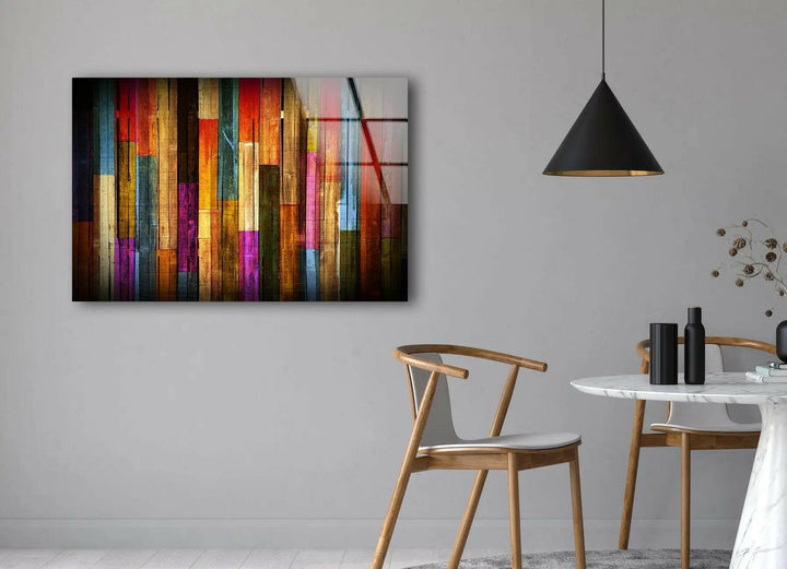 Colorful Wooden Tempered Glass Wall Art - MyPhotoStation