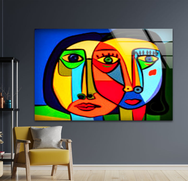 Picasso Tempered Glass Wall Art - MyPhotoStation