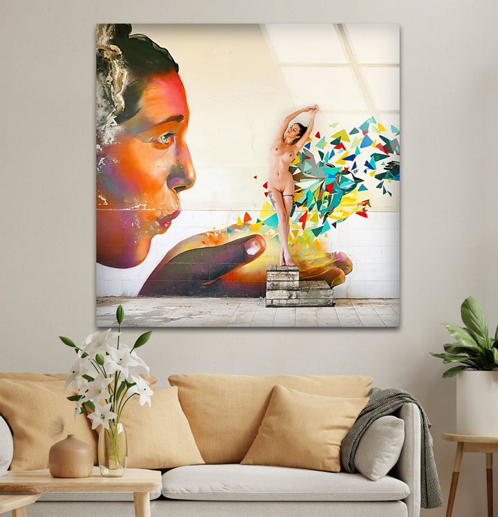 Graffiti Tempered Glass Wall Art - MyPhotoStation