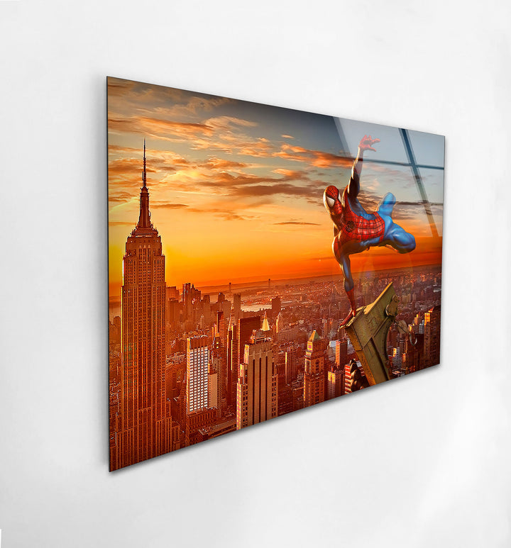 Spider-Man Glass Wall Decor & Cool Artwork