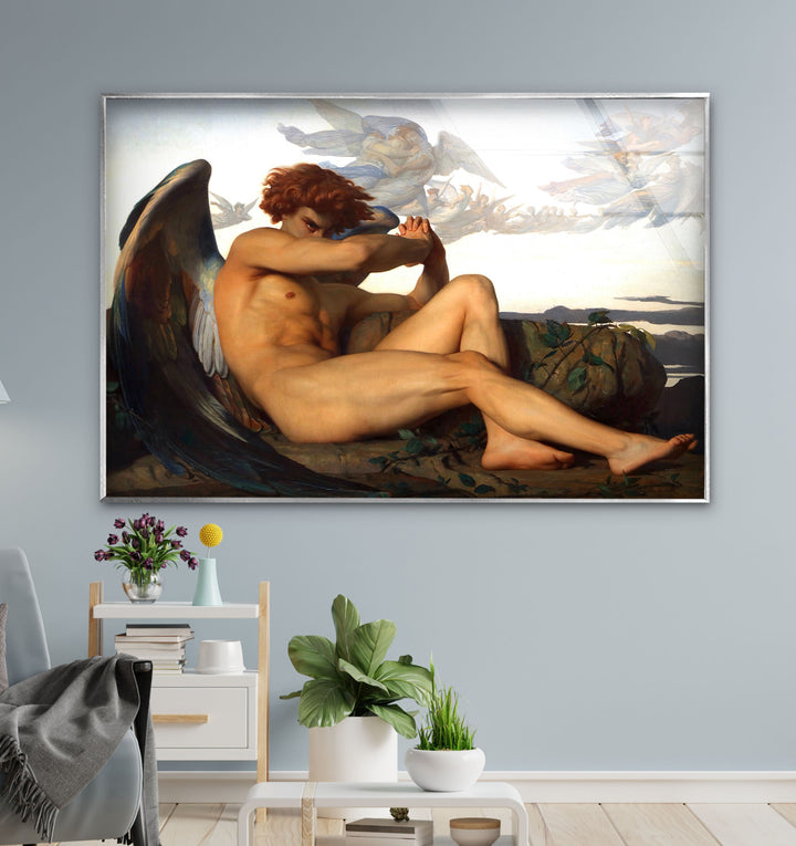 Fallen Angel Tempered Glass Wall Art - MyPhotoStation