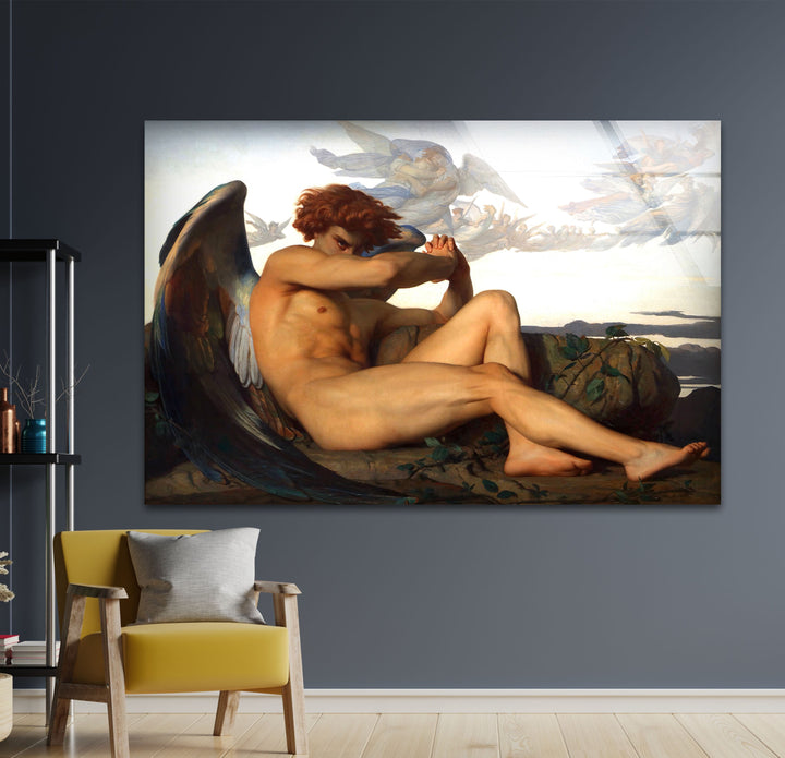 Fallen Angel Tempered Glass Wall Art - MyPhotoStation