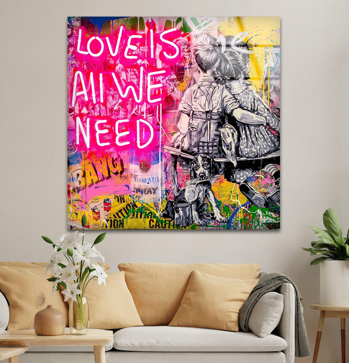 Graffiti Tempered Glass Wall Art - MyPhotoStation