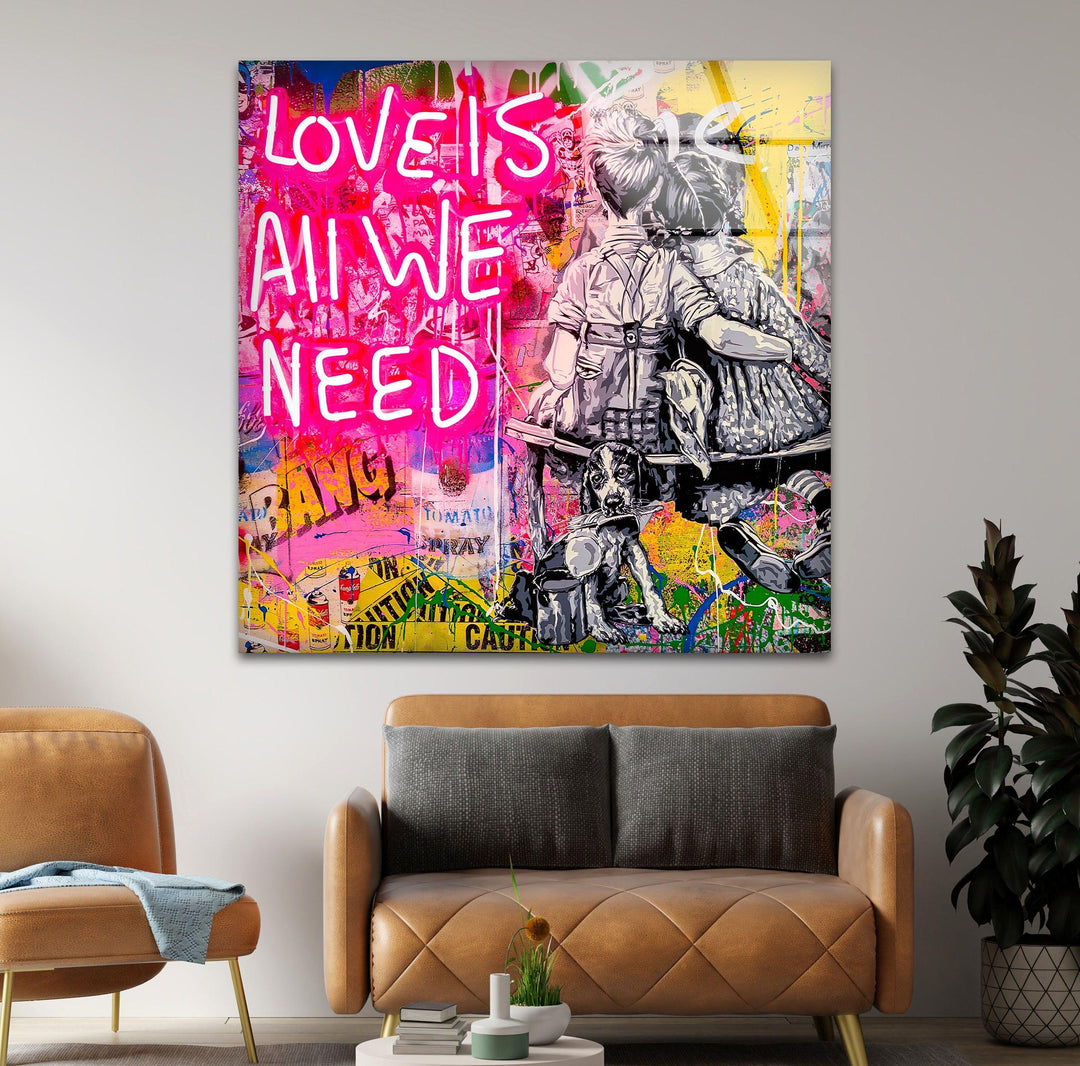 Graffiti Tempered Glass Wall Art - MyPhotoStation