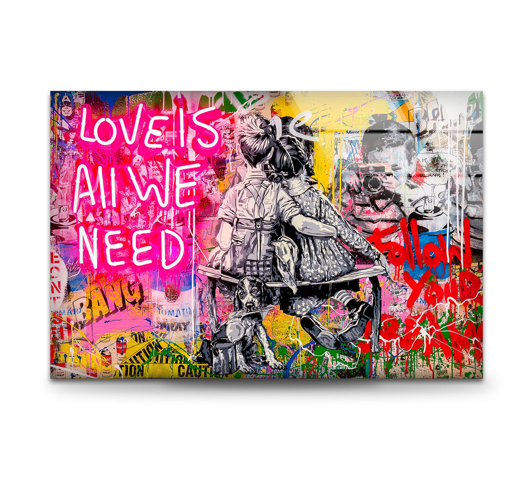 Graffiti Tempered Glass Wall Art - MyPhotoStation