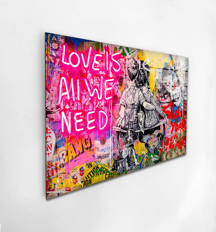 Graffiti Tempered Glass Wall Art - MyPhotoStation