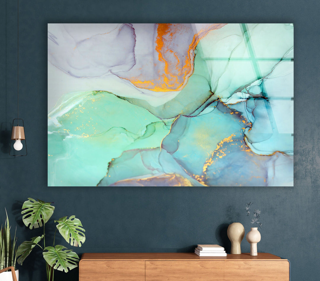 Abstract Tempered Glass Wall Art - MyPhotoStation