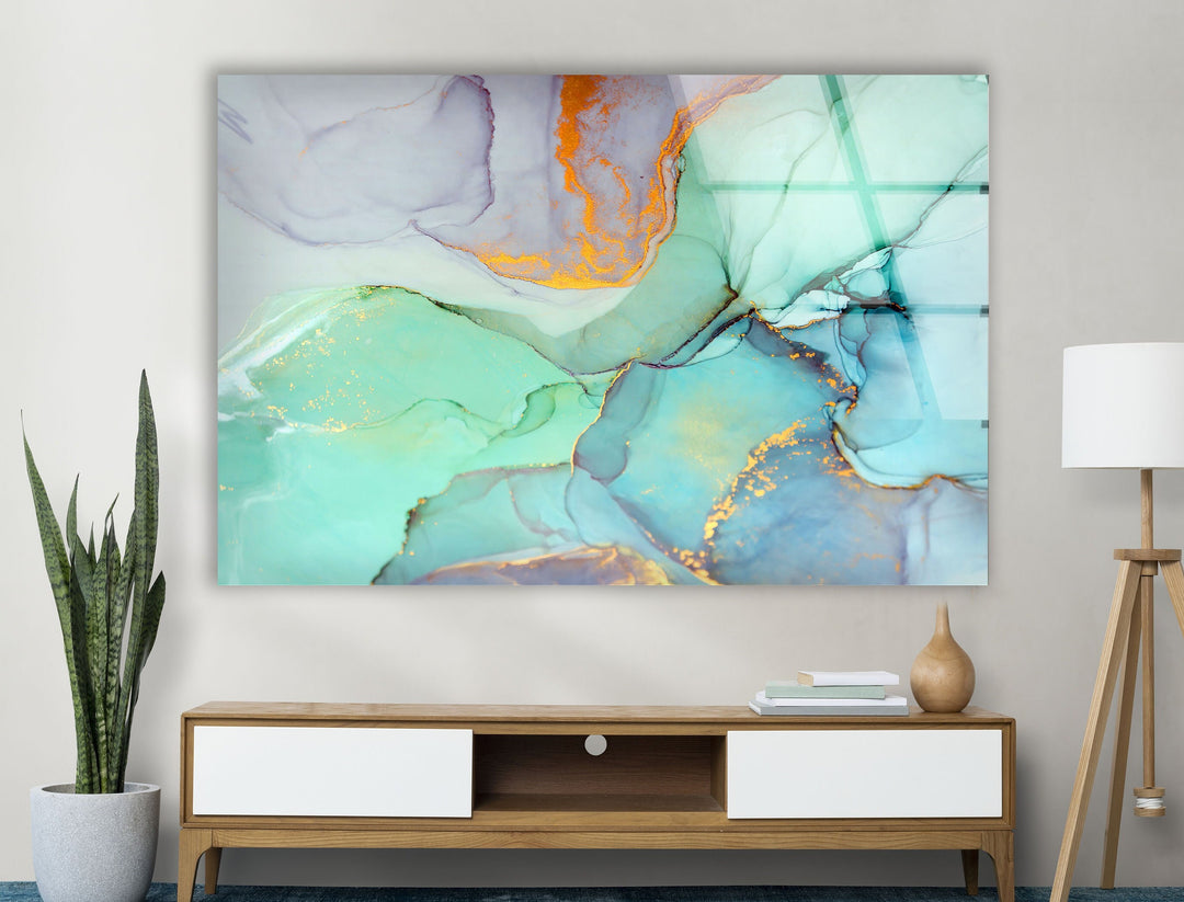 Abstract Tempered Glass Wall Art - MyPhotoStation