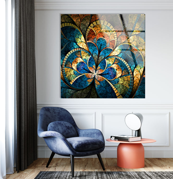 Flower Tempered Glass Wall Art - MyPhotoStation