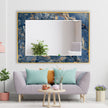 Marble Tempered Glass Wall Mirror