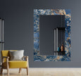 Marble Tempered Glass Wall Mirror