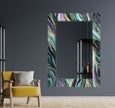 Stained Tempered Glass Wall Mirror