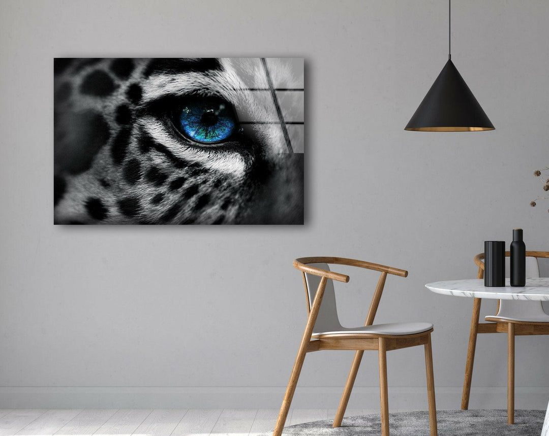 Leopard Eye Glass Wall Art glass image printing, glass prints from photos