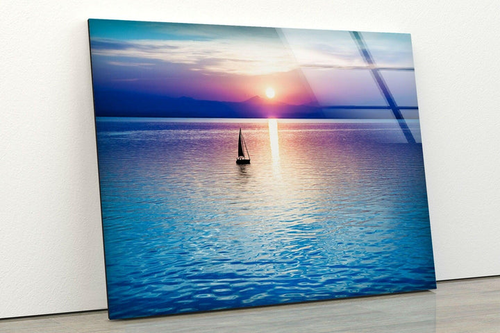 Sailboat Is a Beautiful Sight Glass Wall Art