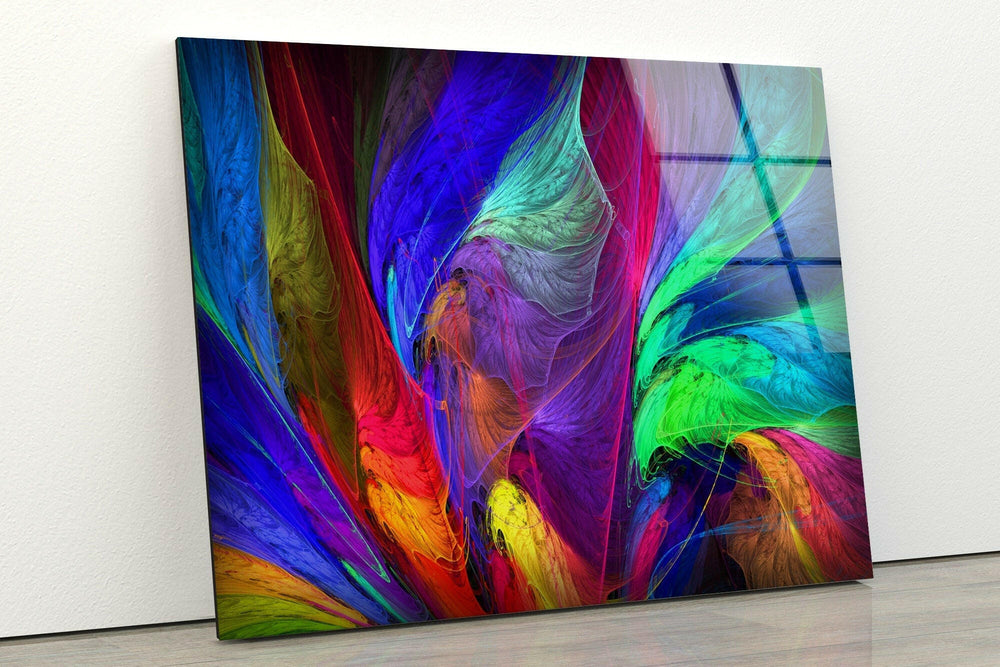 Elegant Large Abstract Glass Wall Art