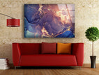 Abstract Marble Tempered Glass Wall Art - MyPhotoStation