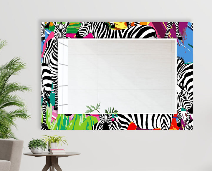 Zebra Wall Mirrors big wall mirror
