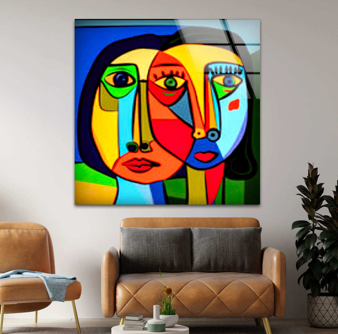 Picasso Tempered Glass Wall Art - MyPhotoStation