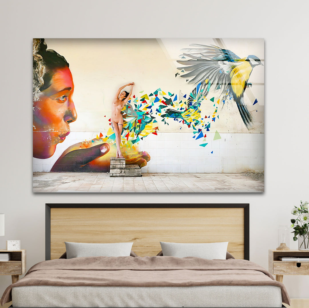 Graffiti Tempered Glass Wall Art - MyPhotoStation