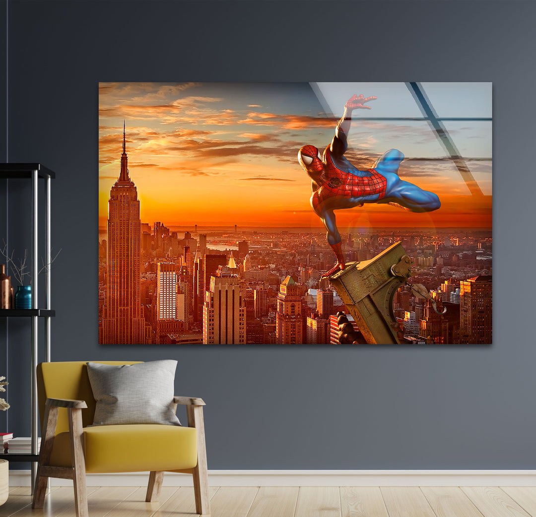 Spider-Man Cool Abstract Art & Glass Art Prints