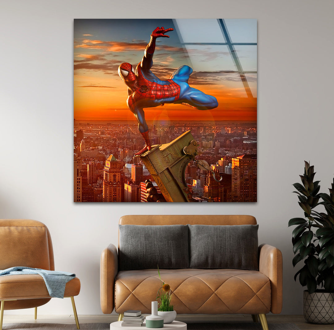 Spider-Man Glass Picture Prints & Cool Art Pieces