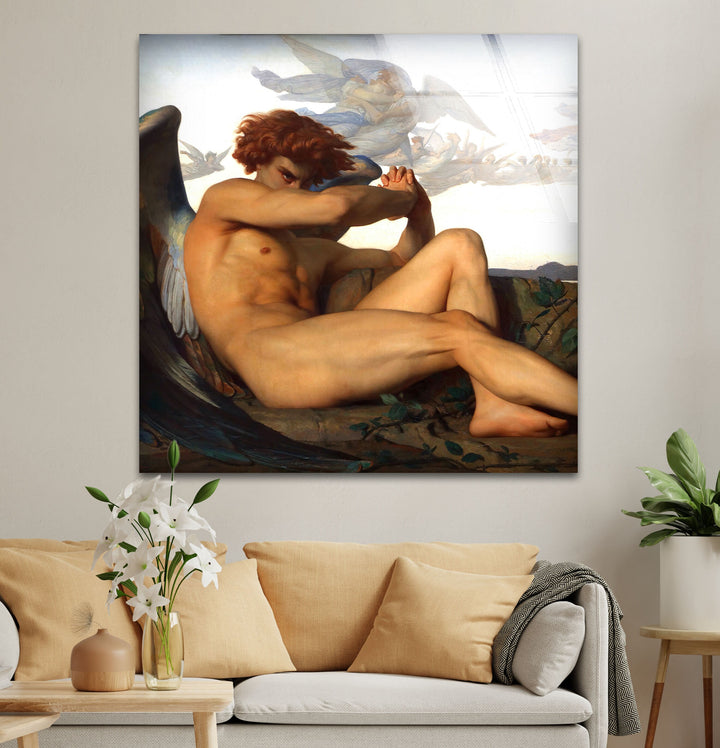 Fallen Angel Tempered Glass Wall Art - MyPhotoStation