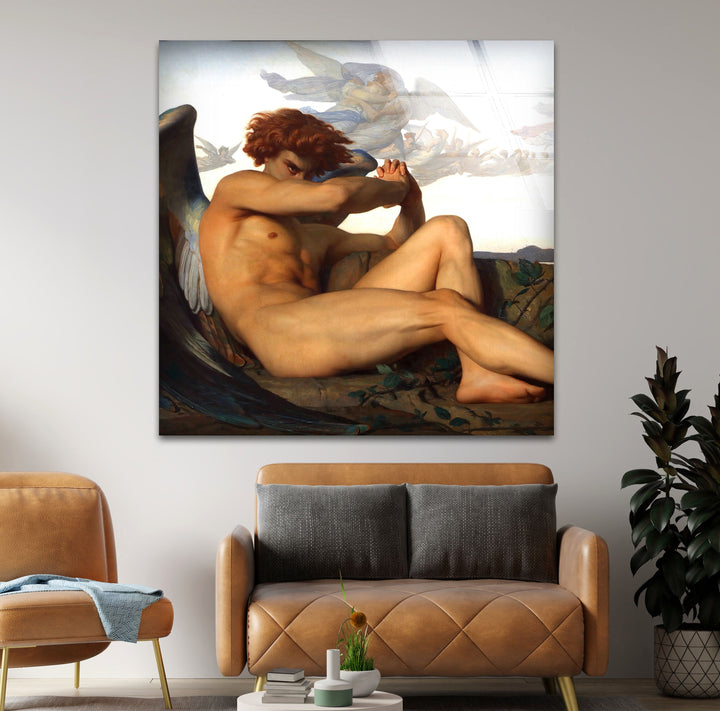 Fallen Angel Tempered Glass Wall Art - MyPhotoStation