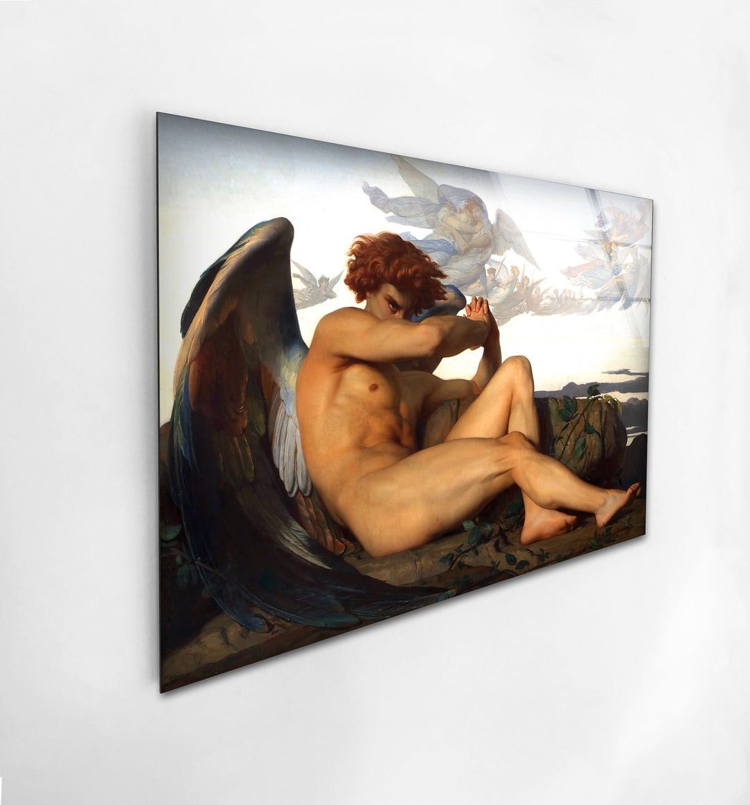 Fallen Angel Tempered Glass Wall Art - MyPhotoStation