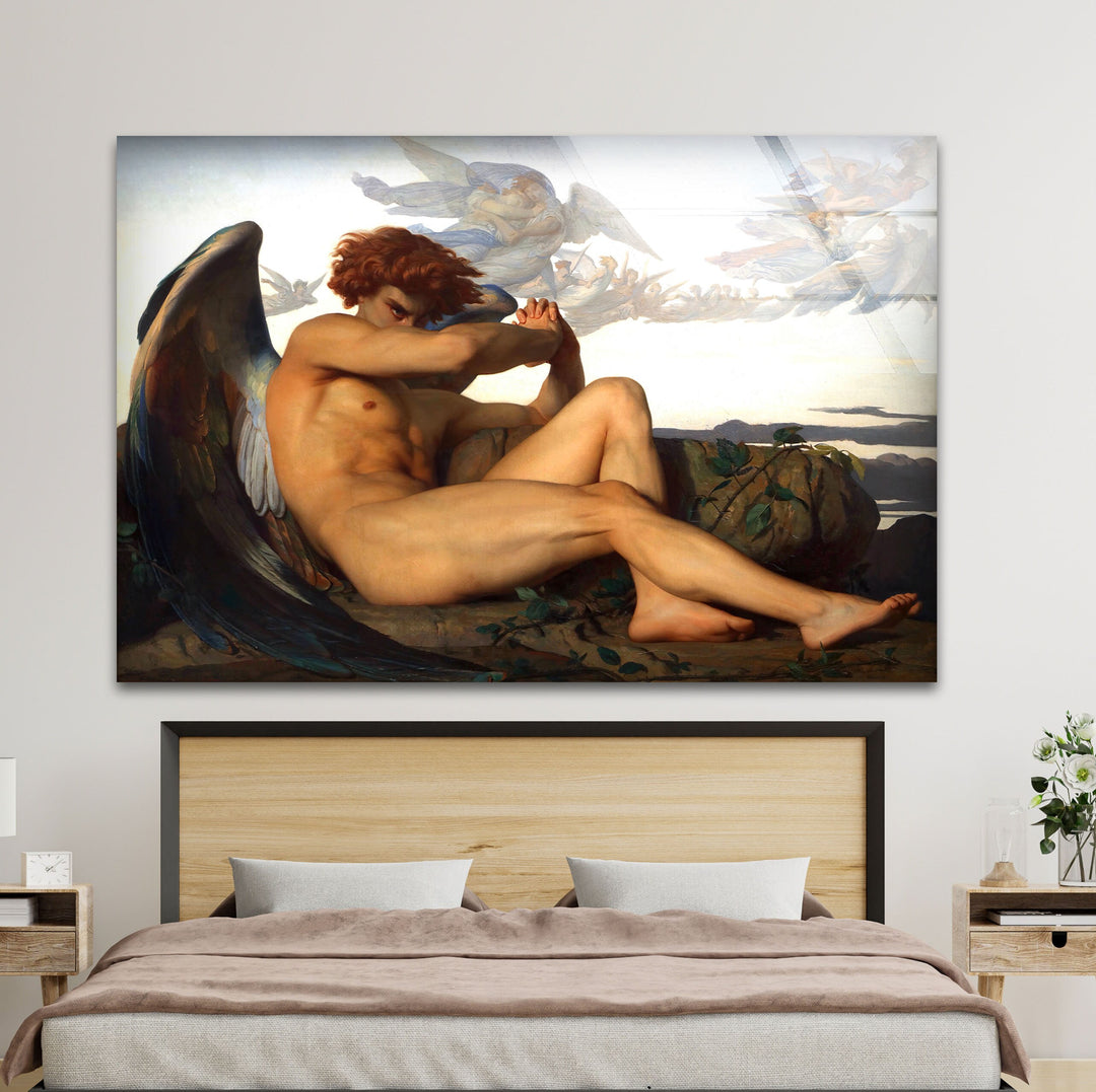 Fallen Angel Tempered Glass Wall Art - MyPhotoStation