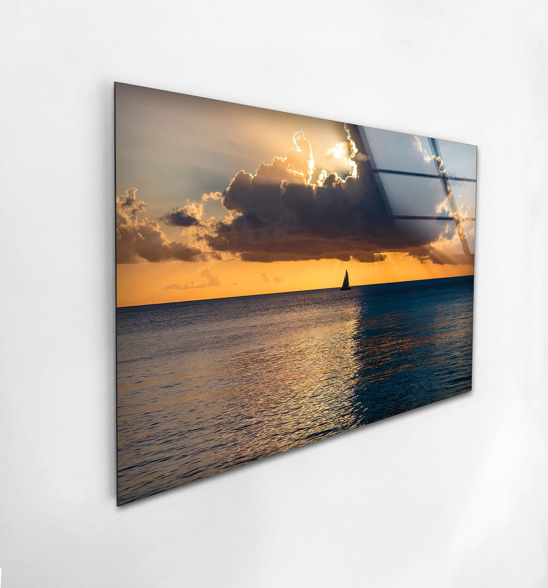 Beauty Sunset Landscape Glass Wall Art art glass wall art, glass wall art pictures