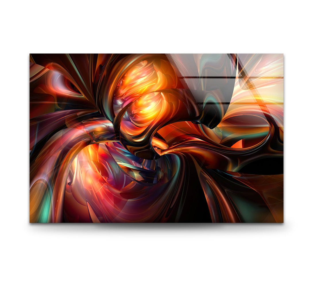 Fractal Glass Art Painting & Cool Wall Art