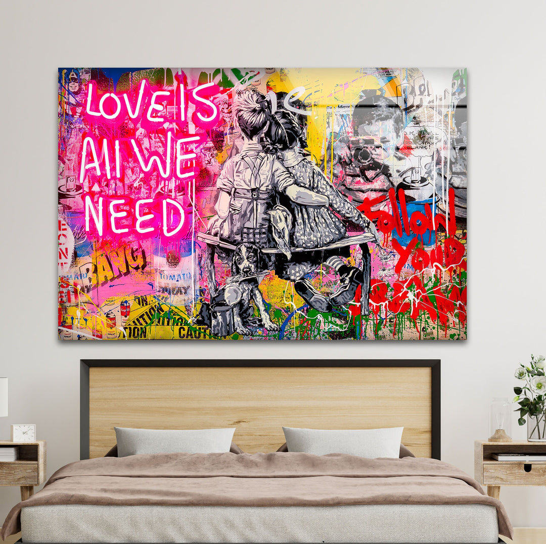 Graffiti Tempered Glass Wall Art - MyPhotoStation