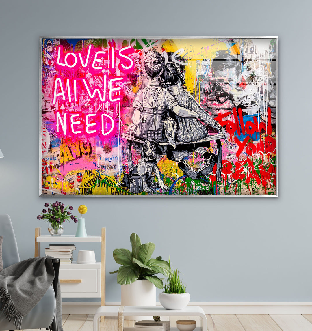 Graffiti Tempered Glass Wall Art - MyPhotoStation