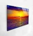 Sunset View Tempered Glass Wall Art