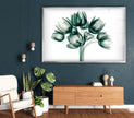 X-ray Image Of A Flower Glass Wall Art, glass art painting, glass art for the Wall