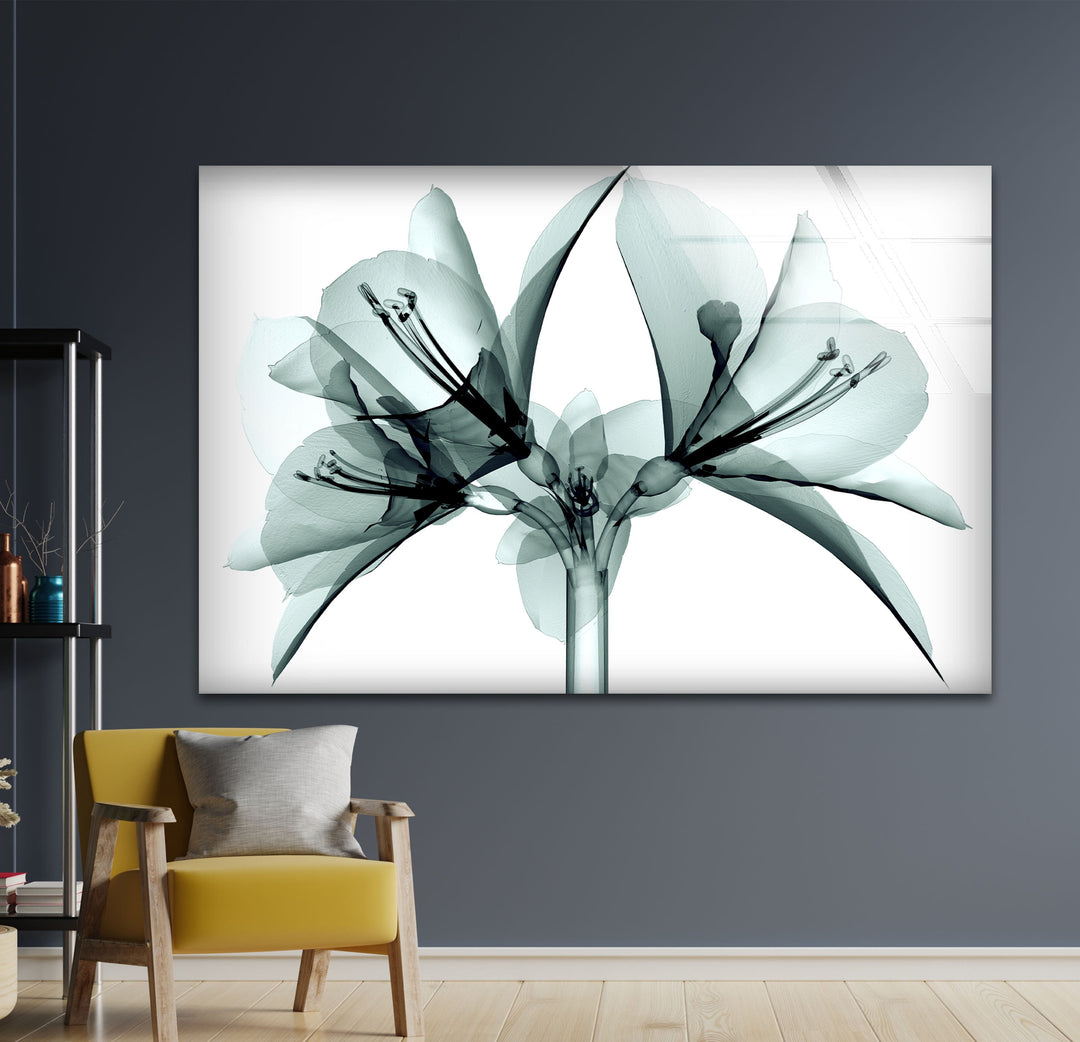 Flower Tempered Glass Wall Art - MyPhotoStation