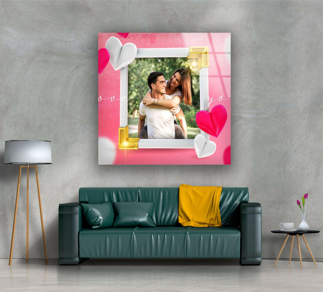 Pink Valentines Cool Abstract Art & Glass Wall Decor