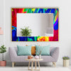 Stained Tempered Glass Wall Mirror