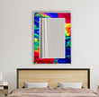 Stained Tempered Glass Wall Mirror