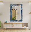 Marble Tempered Glass Wall Mirror